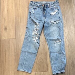 American Eagle Stretch Denim Mom Jeans